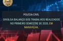 ​PC de Maravilha realiza no primeiro semestre de 2020 quase 2.600 atendimentos.