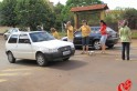 Integrantes do Lions Clube Campo Erê fazem a concientização. Foto: www.campoere_1.com