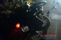 Motocicleta foi atropelada pelo veiculo. Foto: www.campoere_1.com