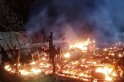​Casa desabitada fica destruída por incêndio em Coronel Martins