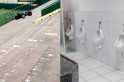 Torcedores Chilenos recolhem lixo e limpam banheiros na Arena em Chapeco