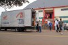 Guaraciaba recebe a maior parte, roupas, utensilhos, um caminhão lotado.