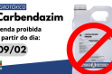 A partir de amanhã comercialização de carbendazim está proibida no Brasil