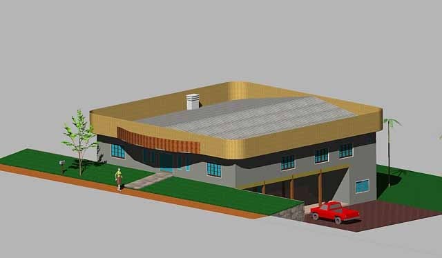 DEsenho da Sede dos Bombeiros