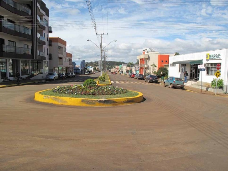 Agência de Campo Erê situada na Av Getúlio Vargas