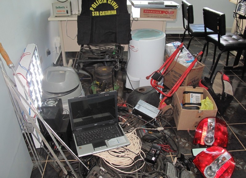 Parte dos produtos recuperados