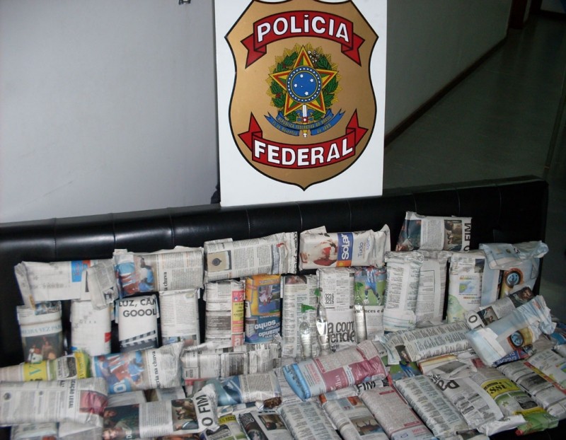 Lança-perfum apreendido pela Policia Federal