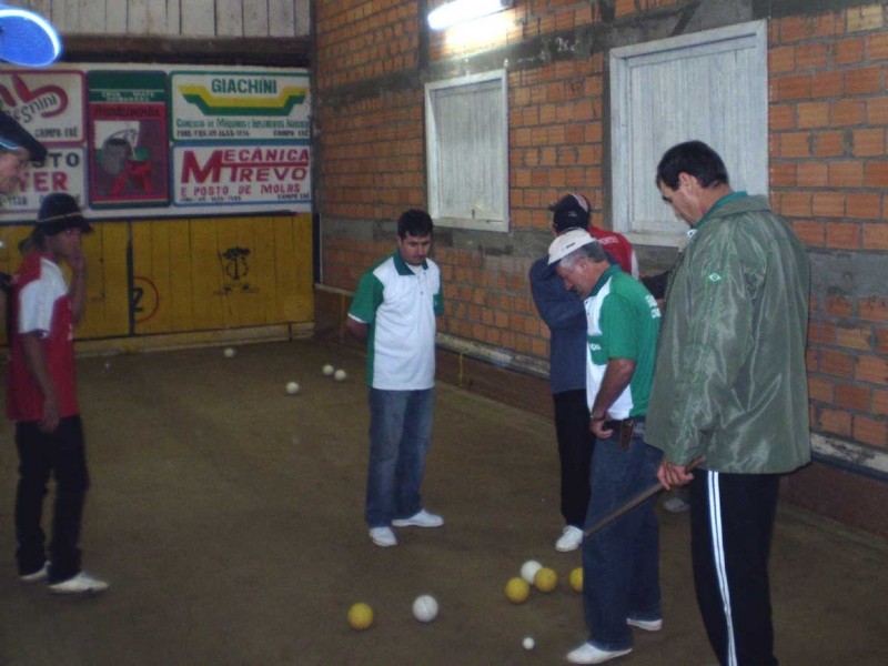 Bocha rodada de ontem
