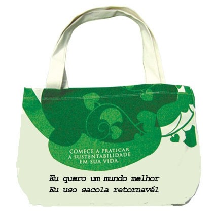 Sacolas retornaveis serão distribuidas na 1ª etapa
