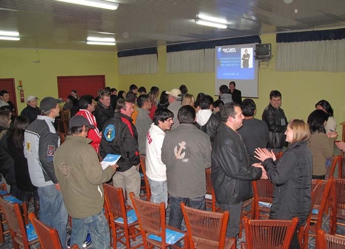 Treinamento com Giovani Zaneta