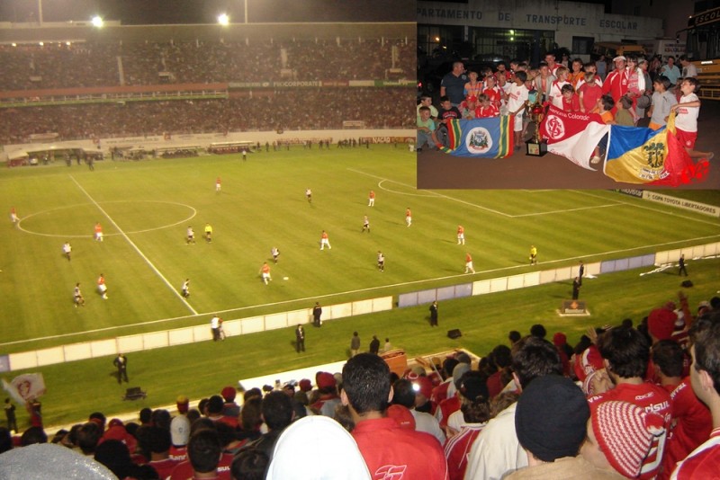 Emoção para os garotos - Jogar no Beira Rio.