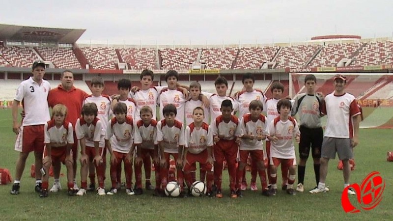 Satisfação de jogar no estádio Beira Rio animou ainda mais a garotada.