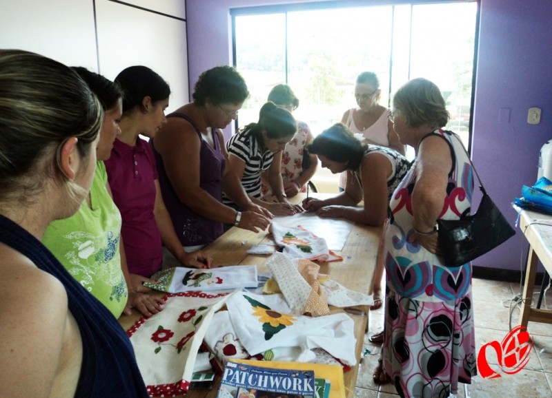 Curso Pachowork em São Bernardino. Foto: CRAS - SB