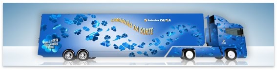 Caminhão da sorte da Caixa
