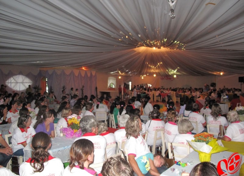 Mães lotaram o clube para o encontro. Foto: www.campoere_1.com