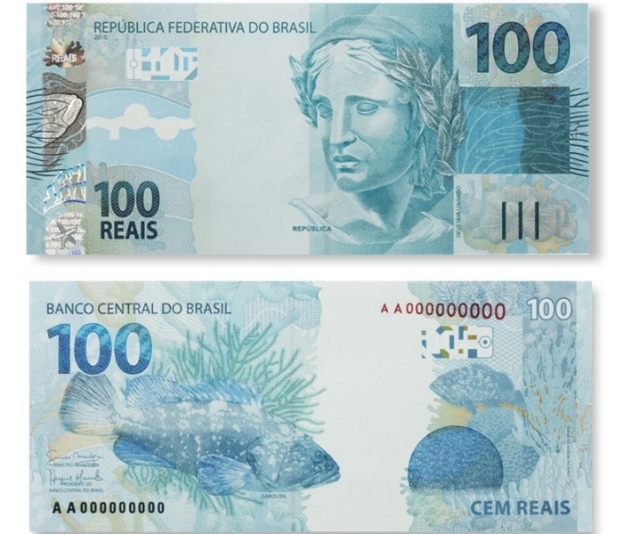 Notas de 100 as mais falsificadas