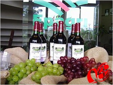 Produção de vinhos.