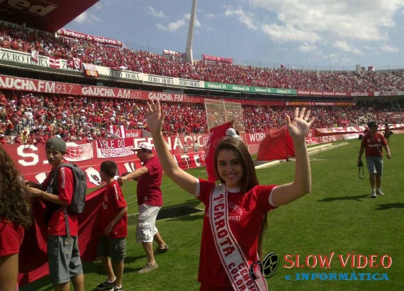Andressa - Garota Genoma Colorado do Brasil 2011 no Beira Rio.