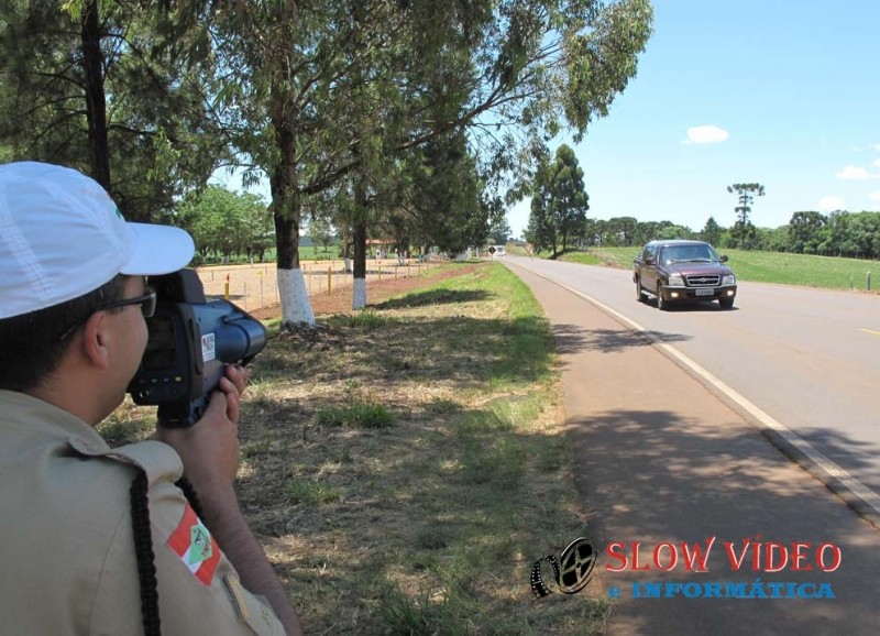 Radar movel uma das armas do PRE contra motoristas infratores. Foto: www.campoere_1.com