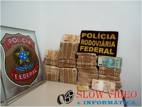 Dinheiro foi encontrado com Argentino. Foto: PF