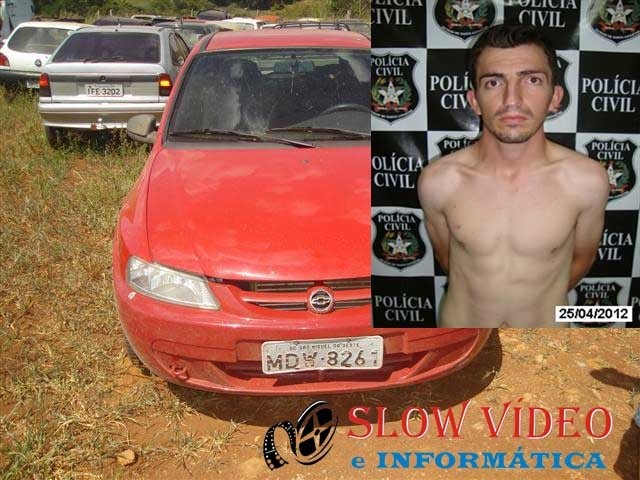 Veiculo utilizado no assalto por Evandro. Foto montagem www.campoere_1.com