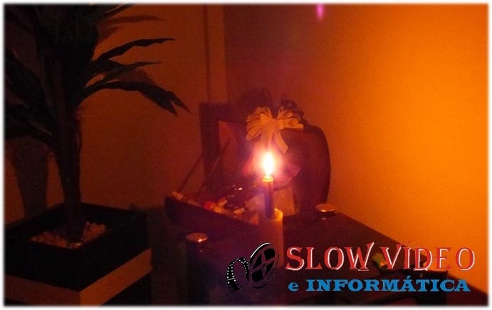 Por 2 horas somentes velas. foto: www.campoere_1.com