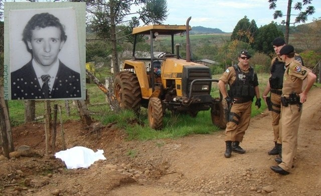 Agricultor foi morto a tiros pelo vizinho.  Foto: Evandro Artuzi - NP Sudoeste 