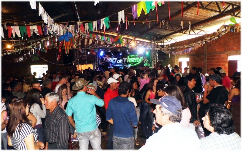 Casa cheia em todos os locais animados pelo Trio da Terra.