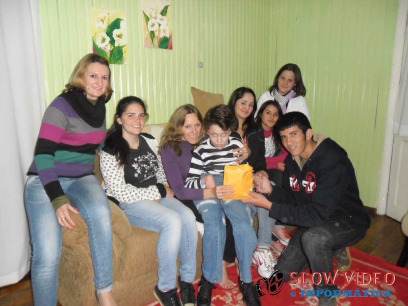 Alunos da escola Médici 