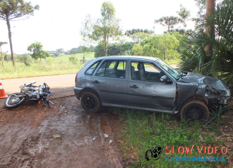 Acidente aconteceu a 2 km de Campo Erê. Foto: www.campoere_1.com
