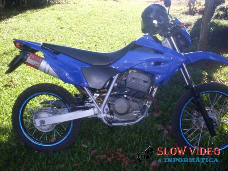 Moto que foi furtada na madrugada. Foto: arquivo proprietário