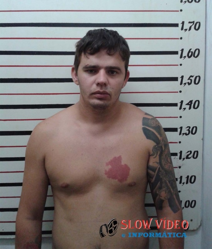 Jaime fugiu e reagiu a prisão. Foto PC