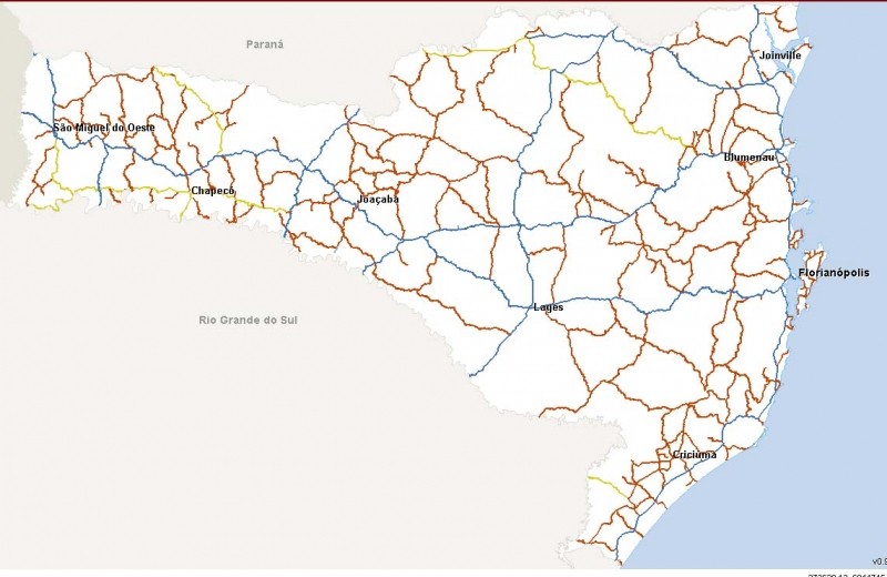 Mapa rodoviario