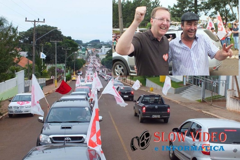 População comemorou resultado nas ruas da cidade. Foto: www.campoere_1.com