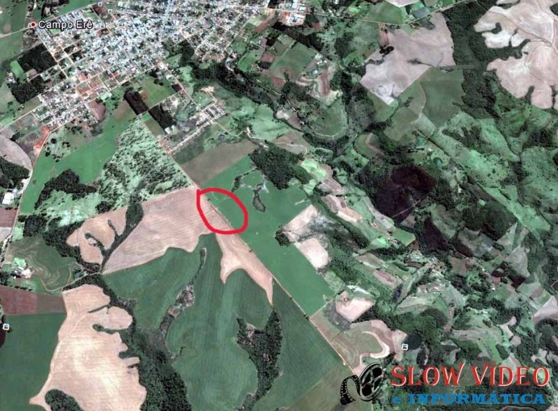 Imagem Google do local onde veiculo foi encontrado.