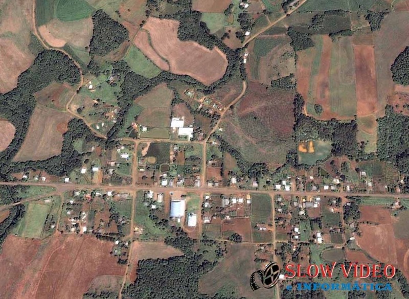 Comunidade Três Voltas, local do homicidio. Imagem Google