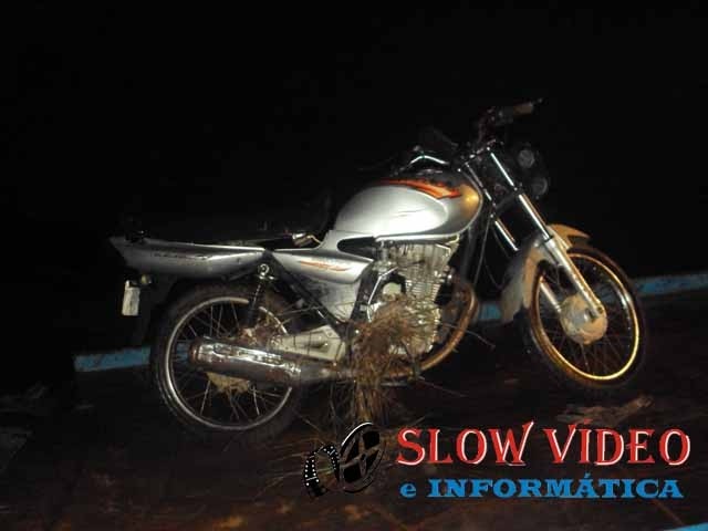 Motocicleta pilotada por Mateus. Foto: www.campoere_1.com
