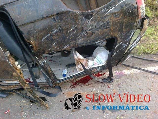 Acidente na PR 180. Foto Michel Gritti