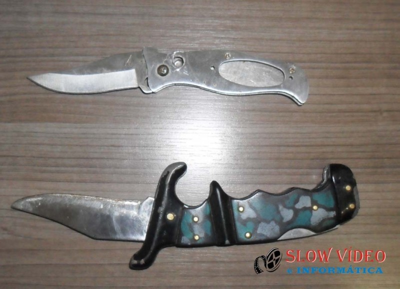 Armas foram recolhidas. Foto: Divulgação PM 