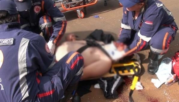Condutor da motocicleta não resistiu aos ferimentos Foto Deivid Souza (Diário da Informação) 