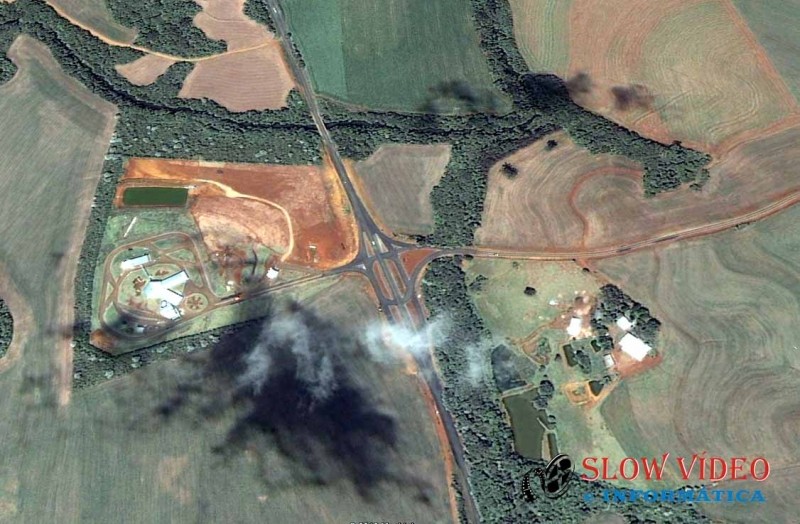 Rio Santana local do assalto. Imagem Google.