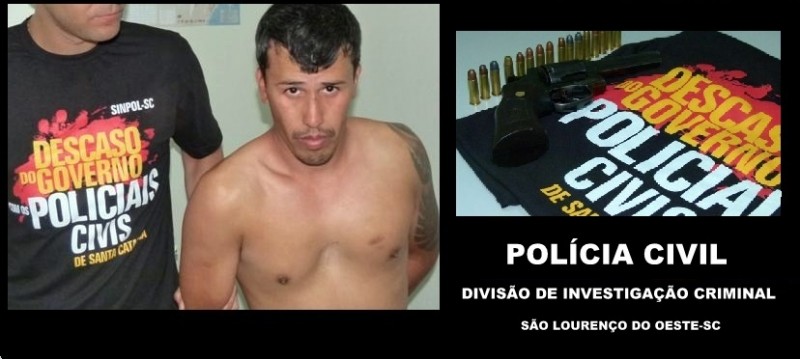Isair Vaz - Novamente preso. Foto PC