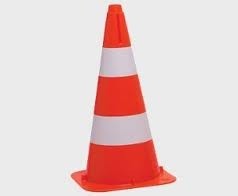 Cones alvo principal dos furtos.
