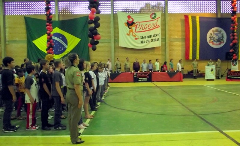 Formatura do Proerd Foto: Dieila Zanetti