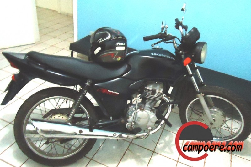 Motocicleta foi recuperada. Foto: www.campeore.com