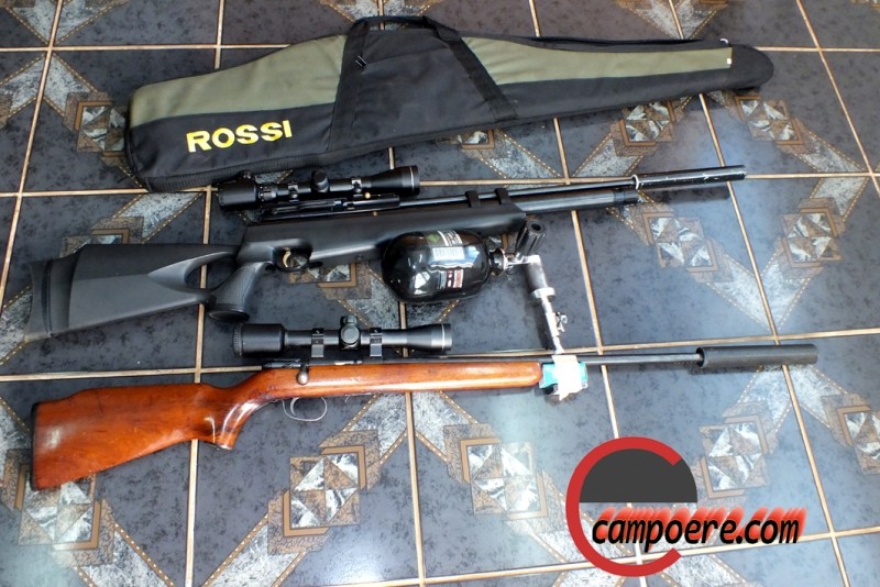 Armas e equipamentos estavam com 2 homens que foram presos. Foto: www.campoere_1.com