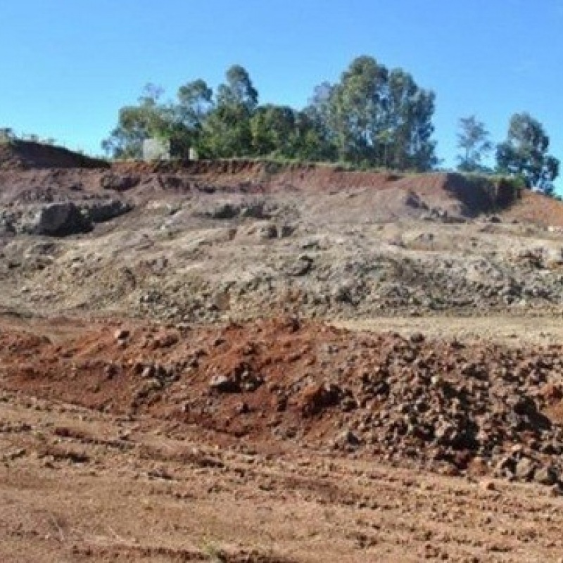 Área já teve investimentos em terraplanagem. Foto divulgação