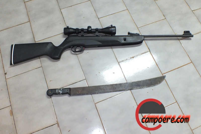 Armas foram apreendidas preventivamente. Foto: Jandir Sabedot.www.campoere_1.com