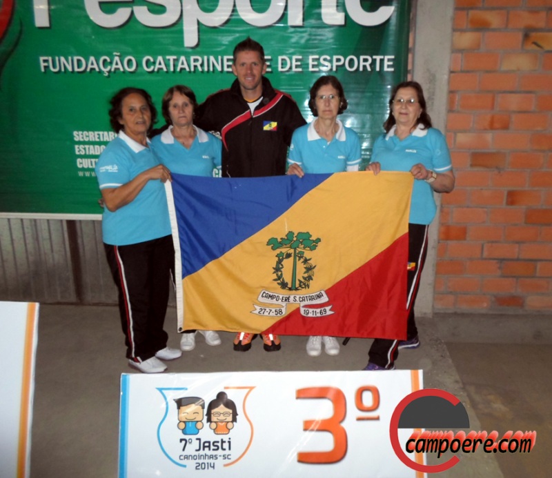 Equipe de bocha feminina. Foto: divulgação