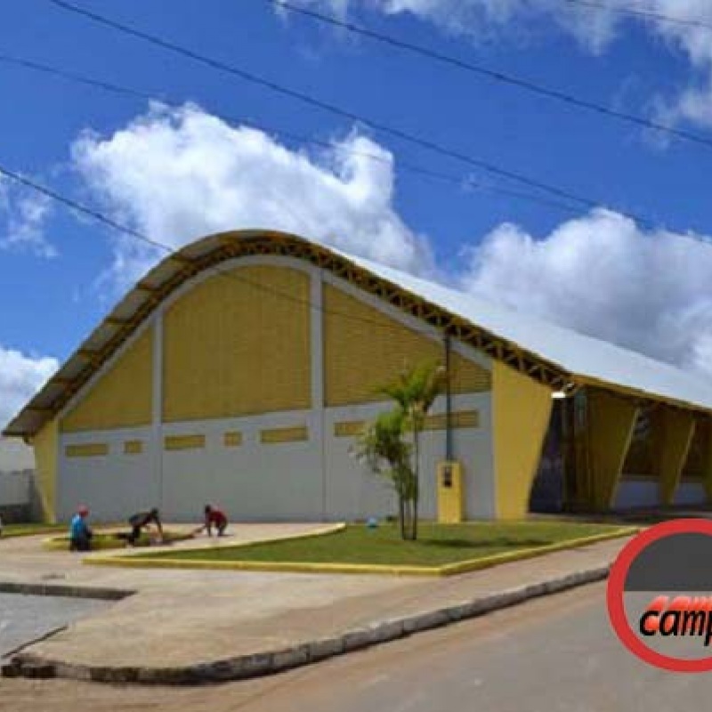 Projeto da quadra em construção. Foto: divulgação